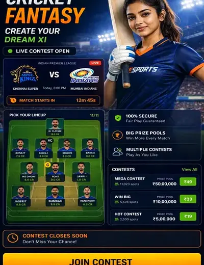 9896 (9896 bet) fantasy cricket & matchday visual 3